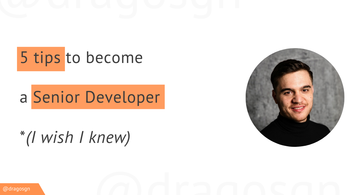 In software, success takes dedication and hard work. 5-tips-to-become-a-senior-dev